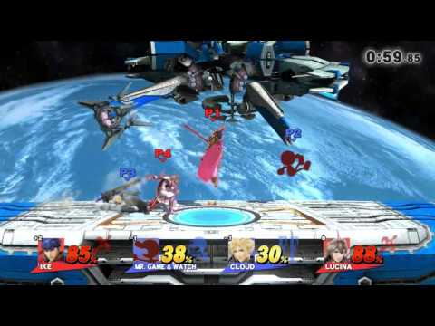 Ike, Lucina VS Cloud, G&W
