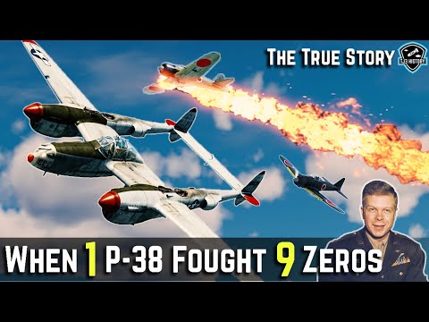 When America's Greatest Ace Took on 9 Japanese Zeros - True Story of Richard Bong
