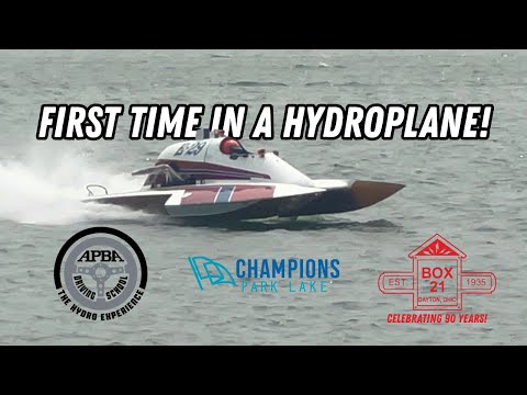 First time in a Hydroplane! APBA Driving School