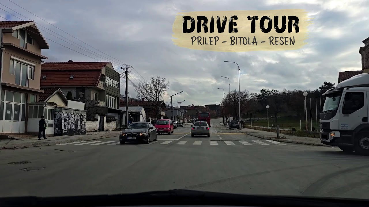 Prilep, Bitola, Resen - Macedonia *DRIVE TOUR* (winter 2024) 🚗 Прилеп, Битола, Ресен, Македонија