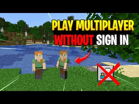 HOW TO PLAY MULTIPLAYER IN MINECRAFT WITHOUT SIGN IN 1.19 || MCPE MULTIPLAYER  WITHOUT SIGN IN