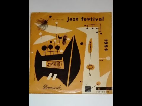 HANS KOLLER`s NEW JAZZ STARS  "Fine And Dandy"  Deutsche BRUNSWICK 1954 Jazz Live