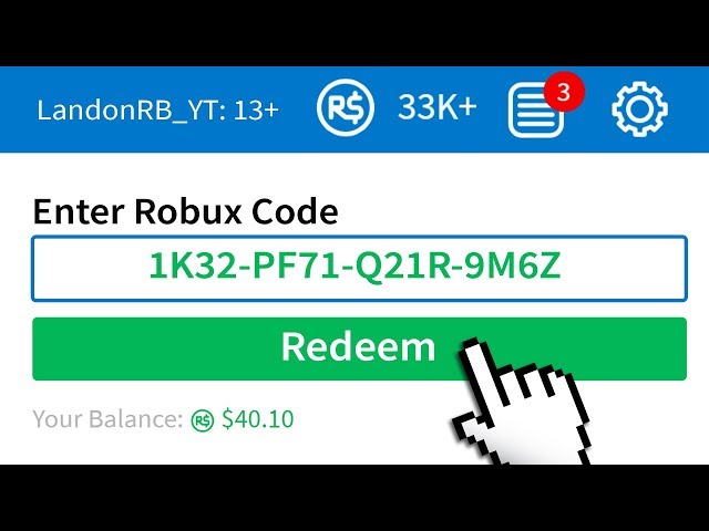 2018 Free Roblox Gift Card Codes Robux