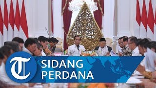 VIDEO: Rapat Perdana, Jokowi: Ada Menteri Selama 5 Tahun Tak Pernah Hadir saat Rapat dengan  Menko