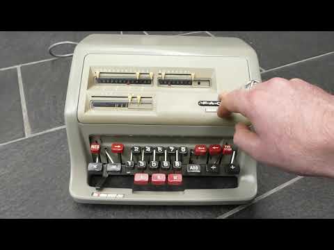 The Facit CA1-13 fully automatic mechanical calculator
