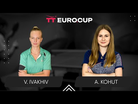 19:40 Valeriia Ivakhiv - Alina Kohut 20.09.2025 TT Euro.Cup Women Ukraine Star. TABLE 3