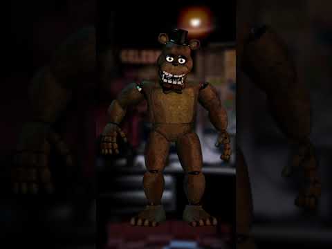 What FNAF 4 Animatronics Look Like Unwithered😱 #shorts