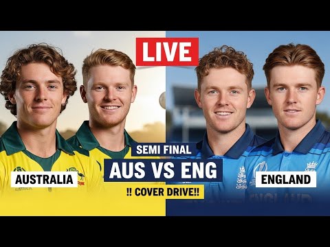 Copy of 1st Sime Final U19 CWC2026 | ENG U!9 vs AUS U19 | Live score updates Commentary #engvsausu19