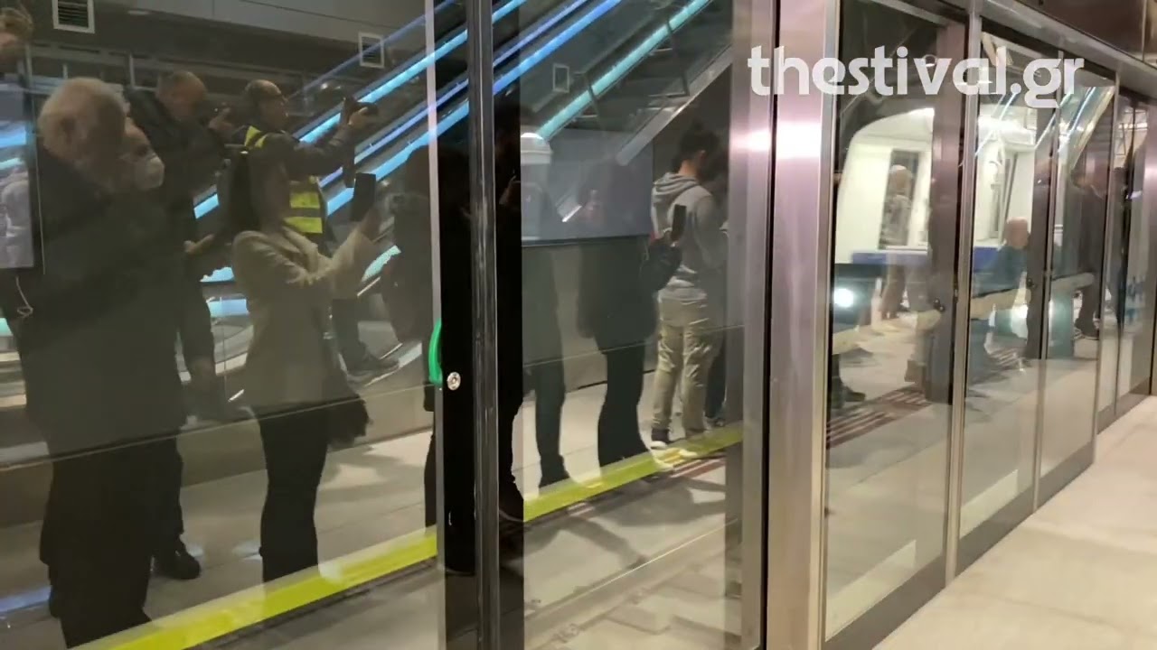 Thessaloniki: Warteschlange in der U-Bahn