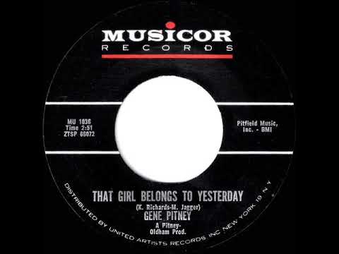 1964 HITS ARCHIVE: That Girl Belongs To Yesterday - Gene Pitney