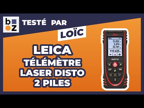 Télémètre laser Disto X3 - 2 piles LEICA