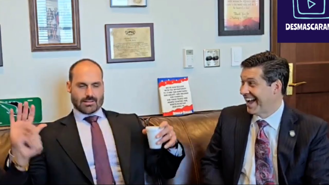 NÃO VOLTA MAIS: EDUARDO BOLSONARO FALA EM FICAR NOS EUA PARA FUGIR DA JUSTIÇA BRASILEIRA, EXILADO