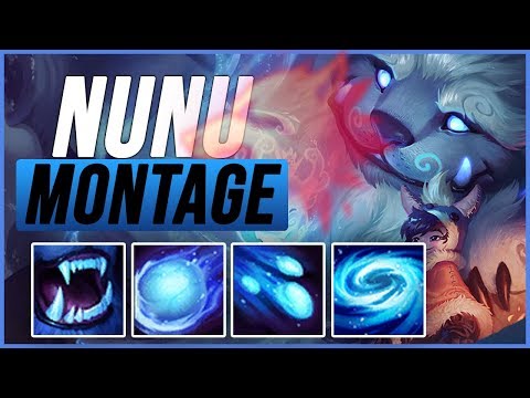 Nunu Rework Montage - Best Nunu Plays Season 8 - League of Legends