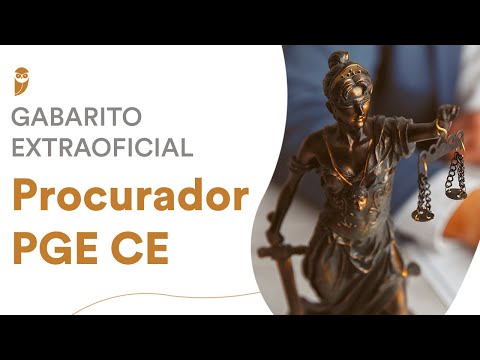 Gabarito Extraoficial - Procurador PGE CE