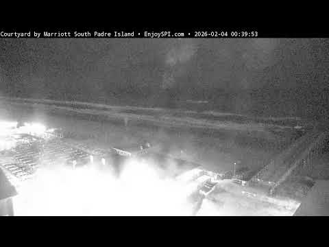 Live HD Stream - Courtyard by Marriott South Padre Island Live Beach Webcam