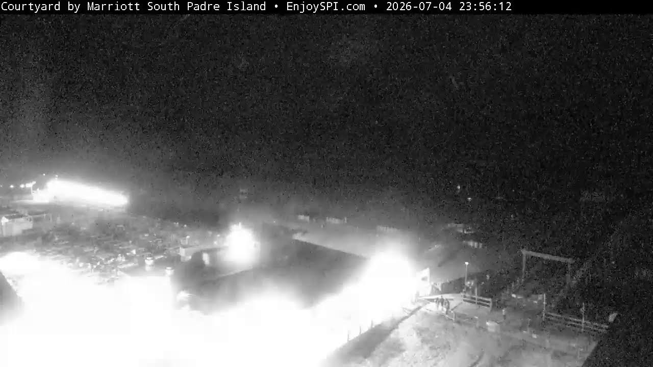 Live webcam view of South Padre Island Beach & Pier View