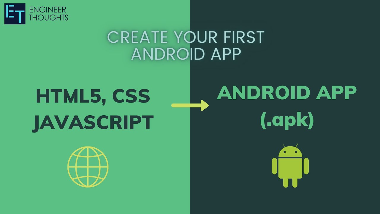 HOW TO CREATE ANDROID APP FROM HTML CSS JS | PHONEGAP CLOUD | ENGINEERTHOUGHTS
