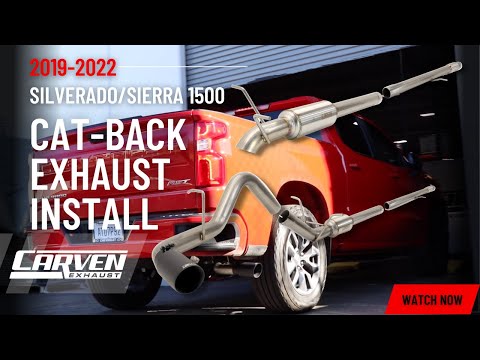 2019-2023 Silverado/Sierra 1500 Cat-Back Exhaust Install/Overview Video by Carven Exhaust