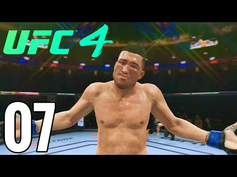 UFC 4 Featherweight Career Mode Walkthrough Part 7 - TITLE FIGHT!