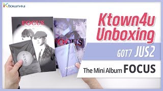 Download lagu Unboxing GOT7 JUS2 Mini Album 'FOCUS' ガットセブン 갓세븐 저스투 언박싱 Kpop Ktown4u mp3
