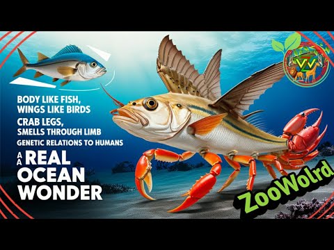 Nature's Ultimate Hybrid: Fish Body, Bird Wings, Crab Legs & Smell through Limb |Real Ocean Wonder!