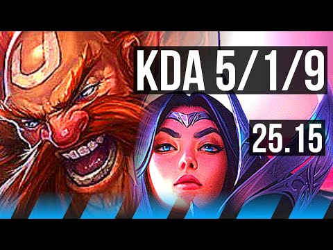 GRAGAS vs IRELIA (MID) | 5/1/9 | KR Master | 25.15