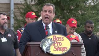 Governor Christie: Thank You Bass Pro Shops, And Thank You Eagles Fans