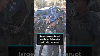 Download lagu Israeli occupation forces disrupt memorial for murdered Palestinian activist Awdah Hathaleen mp3