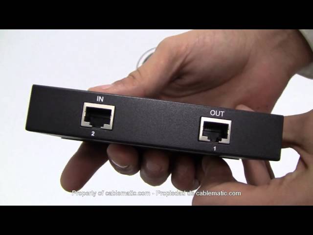 Vídeo relacionado con Revotech Extensor PoE de 2 Puertos, IEEE 802.3af/at Compatible 10/100 Mbps RJ45, Repetidor 100m(328 ft), Adaptador 1 in 2 out Para Cámara/Dispositivo (POE5003)