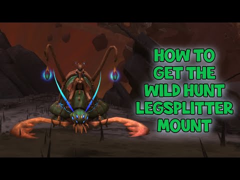 WoW Shadowlands 9.1 - How To Get The Wild Hunt Legsplitter Mount | War Chest of the Wild Hunt