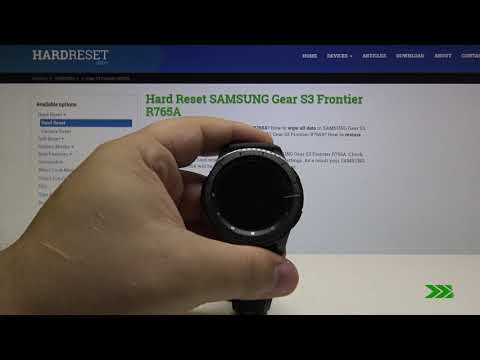 HARD RESET SAMSUNG Gear S3 Frontier - Wipe Data