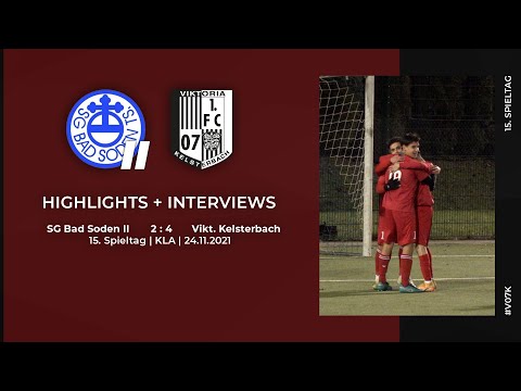 SG Bad Soden II - Viktoria Kelsterbach | 15. Spieltag | Highlights + Interviews | 24.11.2021