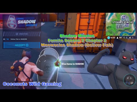 Meowscles Shadow Mission (Deliver Fish) - Fortnite Chapter2 Season 2