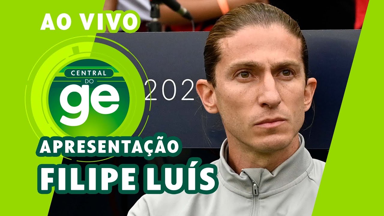AO VIVO! FLAMENGO APRESENTA FILIPE LUÍS COMO NOVO TREINADOR APÓS DEMISSÃO DE TITE | #live | ge.globo