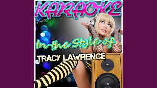 While You Sleep (In the Style of Tracy Lawrence) (Karaoke Version)