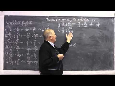 2/2 Lectia 861 - Fractii echivalente Amplificarea Simplificarea Compararea a 2 fractii - Clasa 4