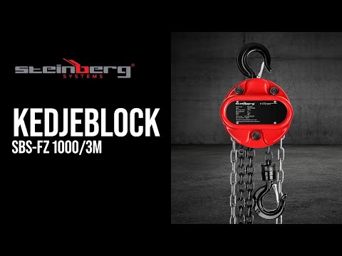 video - Kedjeblock - 1000 kg - 3 m