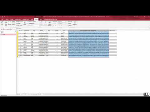 Access 2019 Independent Project 1-5