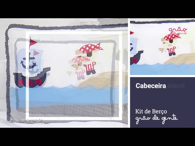 Kit Berço Piratinha | Ref: 62692