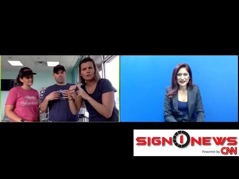 Sign1News Live with Crystal Cousineau - Ice Cream Shop Embraces Deaf Culture - June 13, 2018