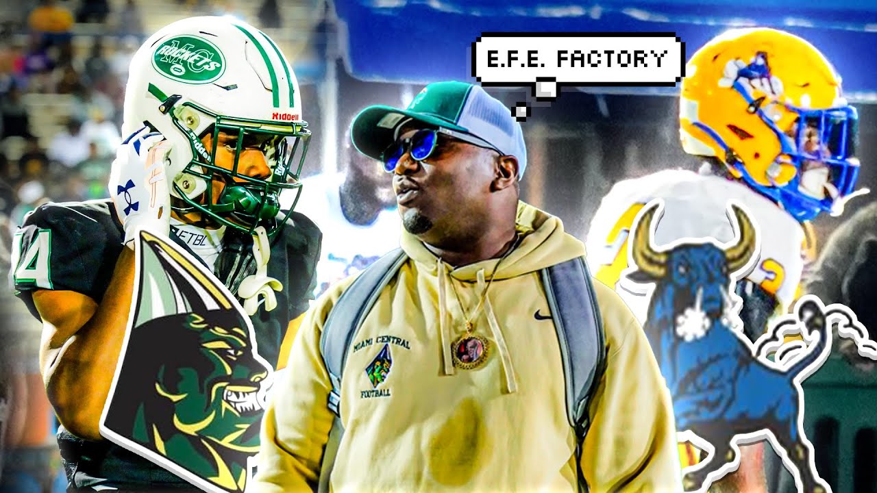 BIG PLAYOFF RIVALRY GAME|| MIAMI NORTHWESTERN VS CENTRAL || MIC’D UP W/ TOMMY SHULER||*MUST WATCH*😳