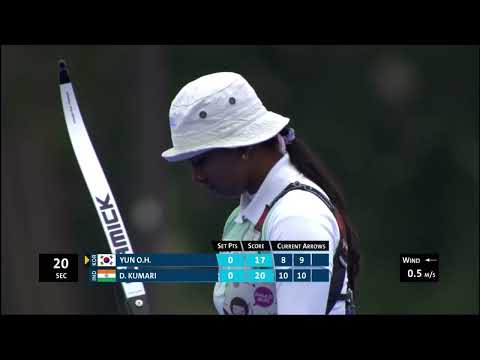 2013 Archery World Cup Final (Gold Medal Match) Deepika Kumari.