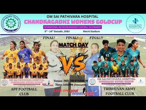 FINAL| Om Sai Pathivara Hospital Chandragadhi Gold Cup - APF.F.C Vs T.A.F.C - LIVE !!