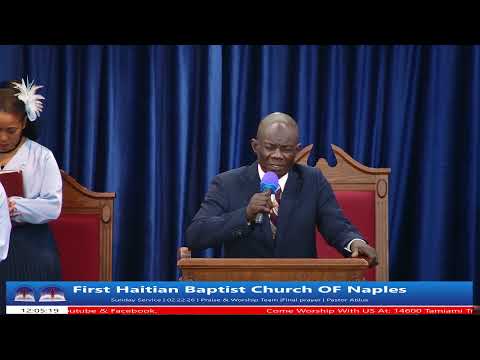 Sunday  Morning Service | 02.15.2026 | Praise & Worship Team | Sis. Velouse Jn. Denis