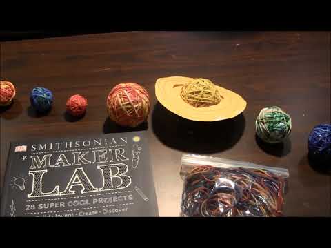 Rubber Band Planets from Smithsonian Maker Lab Book