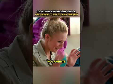 Os alunos estudaram para a prova mas tudo estava errado
