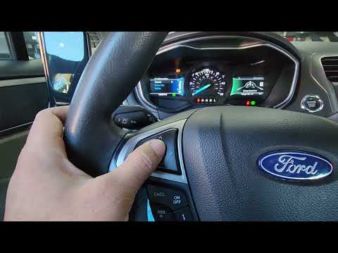 2019 Ford Fusion Oil Life Reset