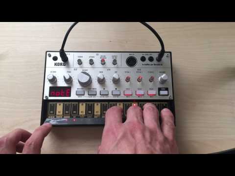 Korg Volca Bass Demo Retro