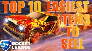 Easiest Items To Sell In Rocket League