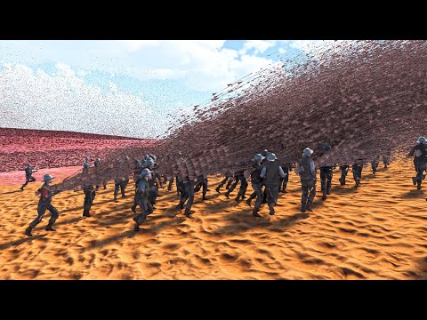 100 FULLAUTO ARCHER AGAINST 3,500,000 MILLION ORC WARRIORS !!   ultimate Epic Battle Simulator 2